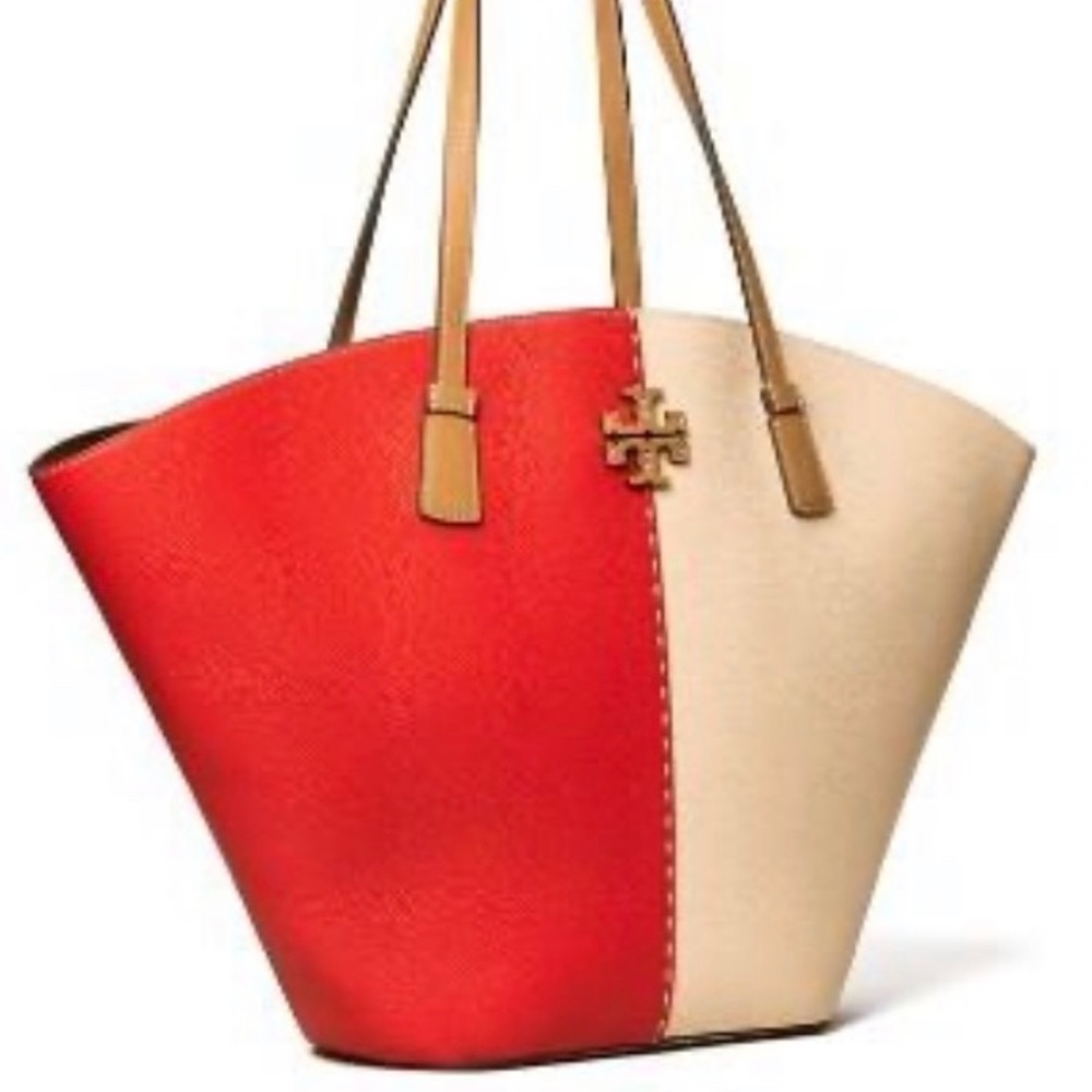 Tory Burch McGraw Color Block Tote